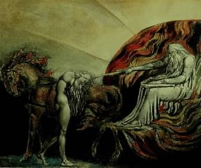 Romanticismo. Dio giudica Adamo di W. Blake (Londra, Tate Gallery).De Agostini Picture Library / G. Nimatallah