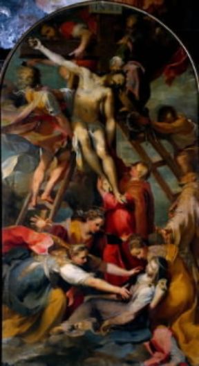 Federico Barocci. Deposizione dalla croce (1569; Perugia, Duomo).De Agostini Picture Library/Medici