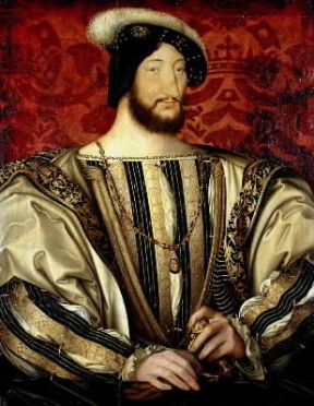 Francesco I re di Francia in un ritratto di F. Clouet (Parigi, Louvre).De Agostini Picture Library/G. Dagli Orti
