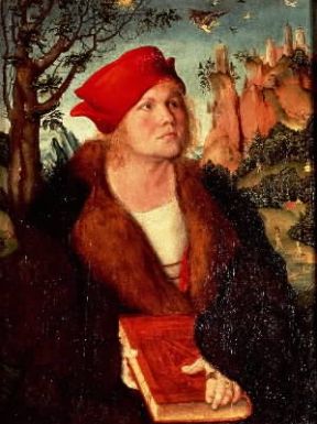 Lucas Cranach il Vecchio. Ritratto del dottor Johannes Cuspinian (Winterthur, Collezione Oskar Reinhart).Winterthur, Collezione Oskar Reinhart