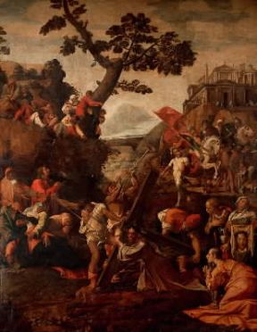Polidoro da Caravaggio. Andata al Calvario (Napoli, Galleria Nazionale di Capodimonte).De Agostini Picture Library/A. Dagli Orti