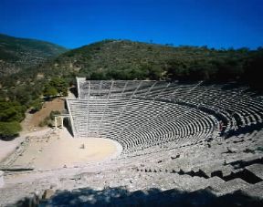Acustica. Il teatro greco di Epiduro (sec. IV a. C.).De Agostini Picture Library/G. Dagli Orti