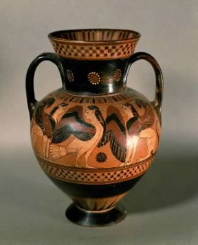 Ceramica corinzia. Anfora corinzia da Caere.De Agostini Picture Library / G. Dagli Orti