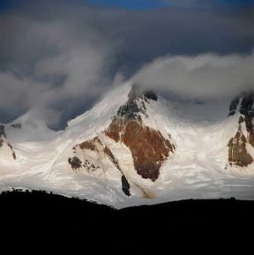 Patagonia . Vette innevate nel Parco Nazionale Los Glaciares.De Agostini Picture Library/P. Jaccod