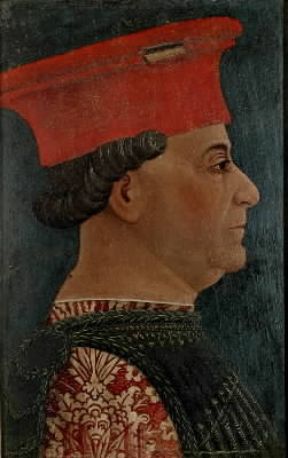 Francesco I Sforza, duca di Milano, in un ritratto di B. Bembo (Milano, Pinacoteca di Brera).De Agostini Picture Library/M. Carriere