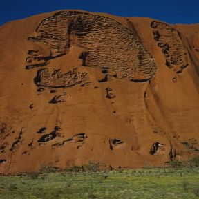 Australia. Ayers Rock in una immagine molto suggestiva.De Agostini Picture Library/N. Cirani