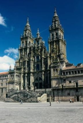 Barocco. La cattedrale di Santiago de Compostela in Spagna.De Agostini Picture Library/E. Quemere