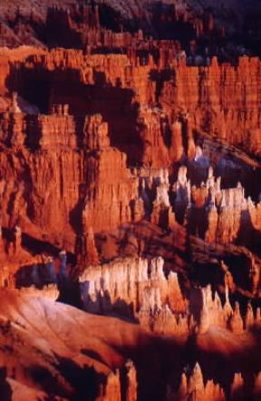 Canyon. Il singolare aspetto dell'erosione selettiva nel Bryce Canyon, in Utah.De Agostini Picture Library/M. Saini