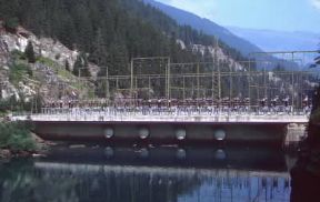 Centrale. Una centrale idroelettrica nella valle del Reno.De Agostini Picture Library/G. SioÃ«n