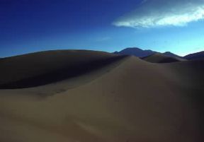 Deserto . Dune di deserto sabbioso nel Great Sand Dune National Park Monument del Colorado (U.S.A.).De Agostini Picture Library/G. SioÃ«n