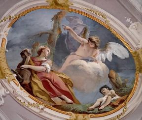 Giambattista Tiepolo. Allegoria (Udine, Palazzo Vescovile).De Agostini Picture Library/A. Dagli Orti