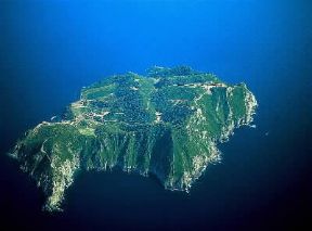 Gorgona. Veduta dell'isola toscana.De Agostini Picture Library / Pubbliaerfoto