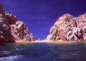 Messico. Scorcio della costa della Bassa California.De Agostini Picture Library/M. Bertinetti