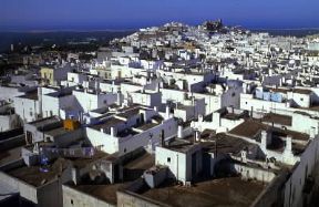 Ostuni . Veduta del centro pugliese.De Agostini Picture Library/M. Leigheb