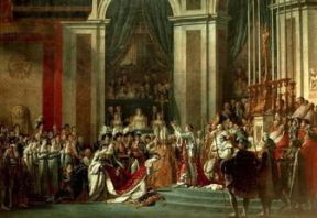Jacques-Louis David . Consacrazione di Napoleone (1805-07; Parigi, Louvre). De Agostini Picture Library/G. Dagli Orti