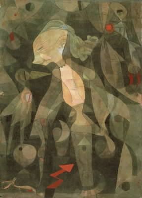 Paul Klee. Avventura di una giovane signora (1922; Londra, Tate Gallery).Londra, Tate Gallery