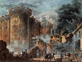 Rivoluzione francese. La presa della Bastiglia, il 14 luglio 1789 (Parigi, MusÃ©e Carnavalet).De Agostini Picture Library / G. Dagli Orti