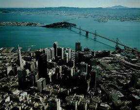 Stati Uniti . Veduta del centro di San Francisco.De Agostini Picture Library/Pubbliaerfoto