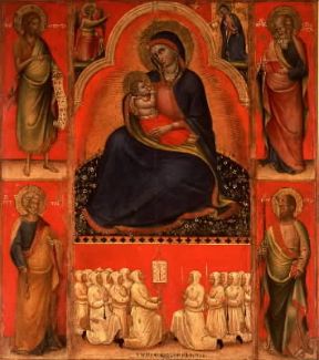 Giovanni da Bologna. Madonna col Bambino e Santi (Venezia, Gallerie dell'Accademia).De Agostini Picture Library / A. Dagli Orti