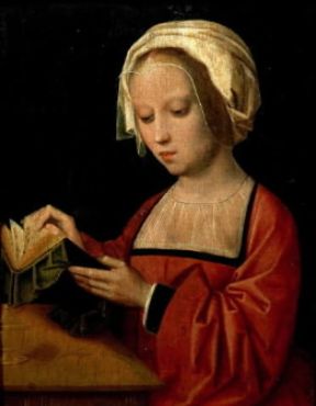 Maddalena. Maddalena che legge di Adriaen Isenbrant (Digione, MusÃ©e des Beaux-Arts).De Agostini Picture Library/G. Dagli Orti