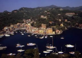 Portofino. Veduta del noto centro ligure.De Agostini Picture Library/A. Vergani