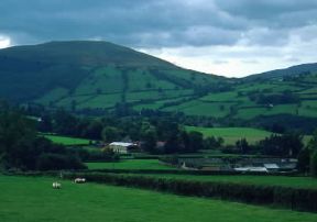 Galles. Paesaggio nei pressi di Brecon.De Agostini Picture Library/G. Wright