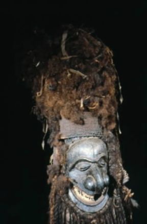 Nuova Caledonia. Maschera tipica, conservata nel Museo di Noumea.De Agostini Picture Library/C. Rives