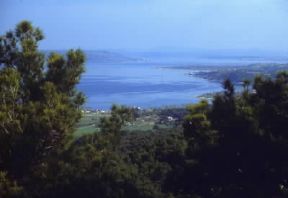 Dardanelli . Veduta di una zona dello stretto.De Agostini Picture Library/G. Dagli Orti