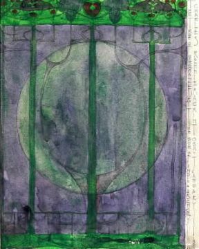 Gran Bretagna. Un acquerello di Ch. R. Mackintosh (Glasgow, School of Art).De Agostini Picture Library / M. Carrieri