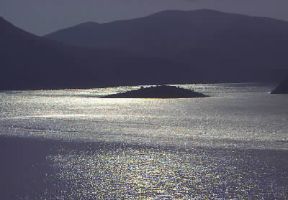 Isole Ionie . Veduta dell'isola di Itaca.De Agostini Picture Library/C. Rives