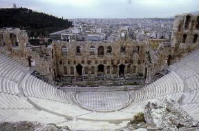 Odeon di Erode Attico ad Atene, edificato nel 160 d. C.De Agostini Picture Library/A. Vergani
