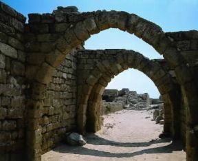 Arco. Archi nella cittadella medievale a Cesarea.De Agostini Picture Library/G. Dagli Orti
