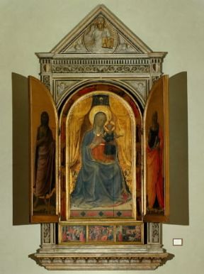Beato Angelico. Tabernacolo dei Linaioli (Firenze, Museo di San Marco).De Agostini Picture Library/G. Nimatallah