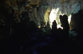 Castellana Grotte. Le concrezioni di una delle cinque cavitÃ  del complesso di grotte nei pressi della localitÃ  pugliese.De Agostini Picture Library/A. De Gregorio