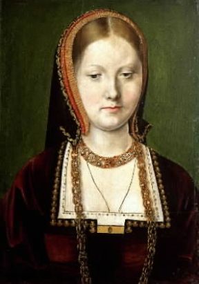 Caterina d'Aragona in un ritratto di M. Sittow (Vienna, Kunsthistorisches Museum).De Agostini Picture Library/G. Nimatallah