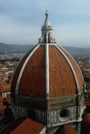 Cupola di S. Maria del Fiore a Firenze, opera del Brunelleschi.De Agostini Picture Library / A. Vergani