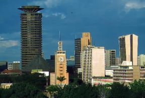 Kenya. Una veduta della capitale Nairobi.De Agostini Picture Library/C. Sappa