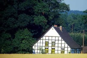 Renania Settentrionale-Vestfalia. Una tipica abitazione.De Agostini Picture Library/A. Vergani
