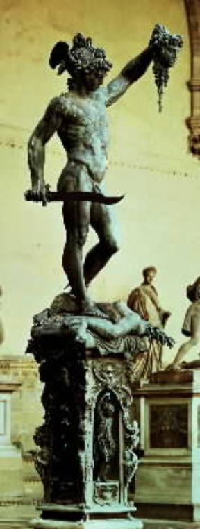 Benvenuto Cellini. Perseo, una delle opere principali dell'artista fiorentino realizzata nel 1549 (Firenze, Loggia dei Lanzi).De Agostini Picture Library