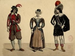 Culottes in uso a Parigi nel sec. XVII (Parigi, MusÃ©e Carnavalet).De Agostini Picture Library / M. Seemuller