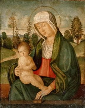 Giambattista Cima, detto Cima da Conegliano . La Madonna col Bambino (Chioggia, duomo).De Agostini Picture Library/A. De Gregorio