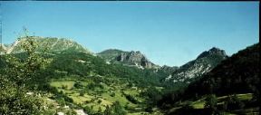 Picos de Europa. Veduta del massiccio montuoso spagnolo.De Agostini Picture Library/G. Nimatallah