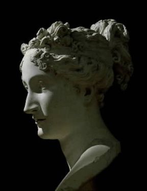 Ritratto. Busto di Paolina Borghese Bonaparte di A. Canova (Passagno, Gipsoteca Canoviana).De Agostini Picture Library/A. Dagli Orti