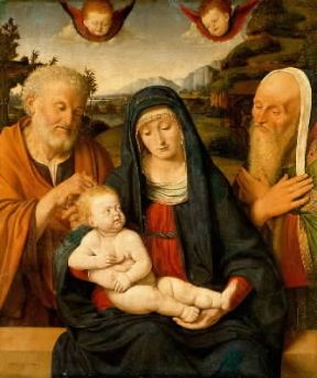 Andrea Solari . Madonna col Bambino e Santi (1495; Milano, Brera).De Agostini Picture Library/G. Cigolini