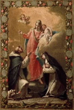 Gaspare Diziani . Particolare de La Madonna del Rosario (Rovigo, Accademia dei Concordi).De Agostini Picture Library/A. De Gregorio
