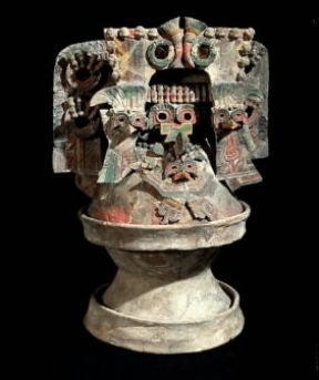 TeotihuacÃ¡n. Incensiere in ceramica (CittÃ  di Messico, Museo Nazionale d'Antropologia).De Agostini Picture Library/G. Dagli Orti