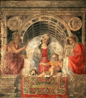 Vincenzo Foppa. Madonna col Bambino, 1485 (Milano, Pinacoteca di Brera).De Agostini Picture Library/G. Cigolini
