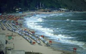 Mar Nero. Veduta di una spiaggia.De Agostini Picture Library / A. Vergani
