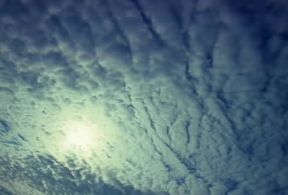 Nube . Alto-cumuli.De Agostini Picture Library/A. Vergani