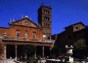 Roma. La chiesa di S. Cecilia.De Agostini Picture Library / G. Berengo Gardin